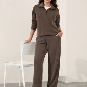 Athleta Seasoft Quarter Zip Size Xs Green‎